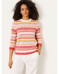 FatFace - Rosalie Stripe Knitted Jumper - Lyst