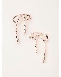 FatFace - Fatface Tone Party Bow Studs Earrings - Lyst