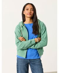 FatFace - Fatface Flora Zip Through Hoodie - Lyst