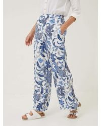 FatFace - Palace Floral Palazzo Trousers - Lyst