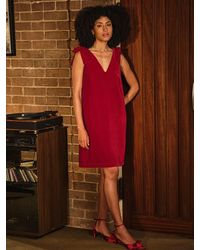 FatFace - Fatface Nina Bow Detail Dress - Lyst