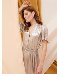 FatFace - Elda Metallic Blouse - Lyst