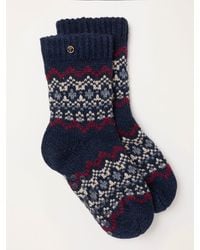 FatFace - Fatface Fairisle Slipper Socks - Lyst