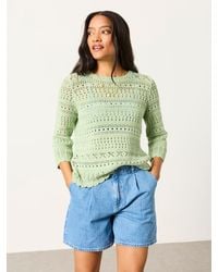 FatFace - Orla Knitted Stitch Jumper - Lyst
