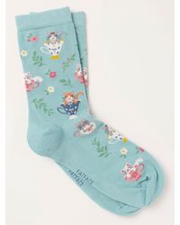 FatFace - Fatface Teacup Cats Socks - Lyst
