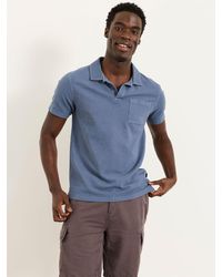 FatFace - Albury Textured Polo Shirt - Lyst