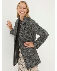 FatFace - Marin Wool Blend Coat - Lyst