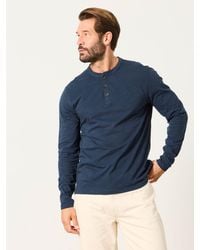 FatFace - Woodside Long Sleeve Henley Top - Lyst