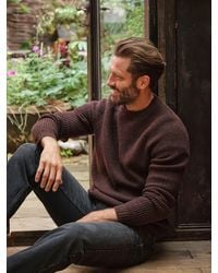 FatFace - Calder Crew Neck Knitted Jumper - Lyst