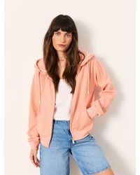 FatFace - Flora Zip Through Hoodie - Lyst