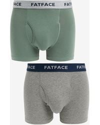 FatFace - Plain Boxers 2 Pack - Lyst