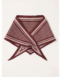 FatFace - Polka Dot Triangle Square Scarf - Lyst