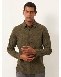 FatFace - Fatface Long Sleeve Scratch Print Shirt - Lyst