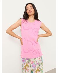 FatFace - Tia Embroidered Sleeveless Tank Top - Lyst