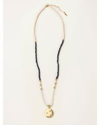 FatFace - Beaded Disc Necklace - Lyst