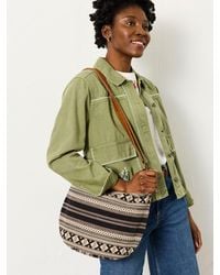 FatFace - Evalie Woven Crossbody Bag - Lyst