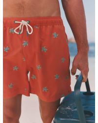 FatFace - Fatface Turtle Embroidered Swim Short - Lyst