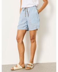 FatFace - Fatface Cassie 100% Linen Shorts - Lyst