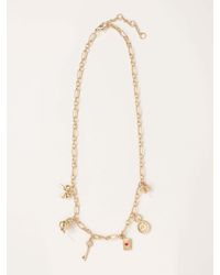 FatFace - V And A Charm Necklace - Lyst