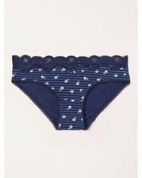 FatFace - Fatface Stripe Floral Classic Knickers - Lyst