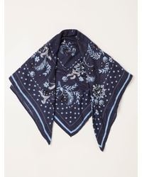 FatFace - Fatface Bandana Square Scarf - Lyst