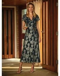 FatFace - Kate Metallic Dress - Lyst