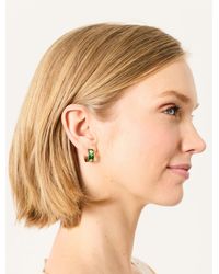 FatFace - Fatface Enamel Floral Hoop Earrings - Lyst