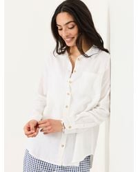 FatFace - Fatface Olivia Petite Linen Shirt - Lyst