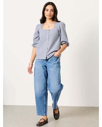 FatFace - Sofia Petite Gingham Blouse - Lyst