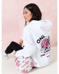 FatFace - Izzy Pulse Graphic Overhead Hoodie - Lyst