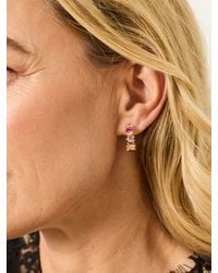 FatFace - Gem Party Hoop Earrings - Lyst
