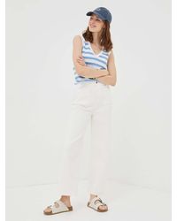 FatFace - Keswick Wide Leg Cropped Jeans - Lyst
