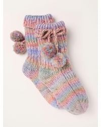FatFace - Fatface Multi Colour Ombre Slipper Socks - Lyst