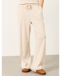 FatFace - Lola Pointelle Wide Leg Trousers - Lyst