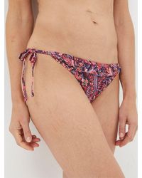FatFace - Fiona Frill Paisley Tie Side Bikini Bottoms - Lyst