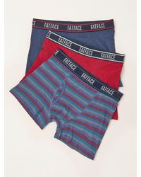 FatFace - 3 Pack Stripe Boxers - Lyst