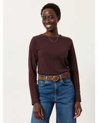 FatFace - Nell Long Sleeve Round Neck Top - Lyst