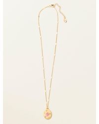 FatFace - Fatface January Birth Flower Necklace - Lyst