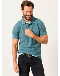 FatFace - Fatface Short Sleeve Pique Polo Shirt - Lyst