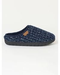 FatFace - Fatface Daniel Flexi Knitted Mule Slipper - Lyst