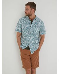 FatFace - Fatface Bugle Palm Print Shirt - Lyst