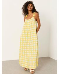 FatFace - Bea Tassel Tie Strap Maxi Dress - Lyst