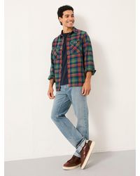 FatFace - Fatface Rye Long Sleeve Buffalo Check Shirt - Lyst