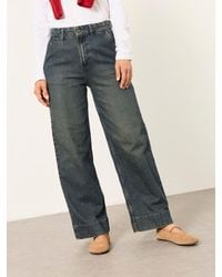 FatFace - Hove Petite Wide Leg Jeans - Lyst