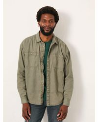 FatFace - Long Sleeve Relaxed Fit Garment Dye Utility Shirt - Lyst