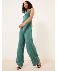 FatFace - Kingston Printed Satin Trousers - Lyst