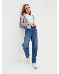 FatFace - Cara Barrel Leg Jeans - Lyst