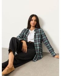 FatFace - Fatface Olivia Petite Check Shirt - Lyst