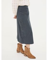 FatFace - Fatface Leigh Cord Midi Skirt - Lyst