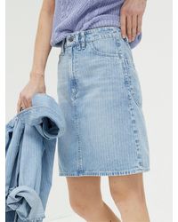 FatFace - Athena Stripe Denim Skirt - Lyst